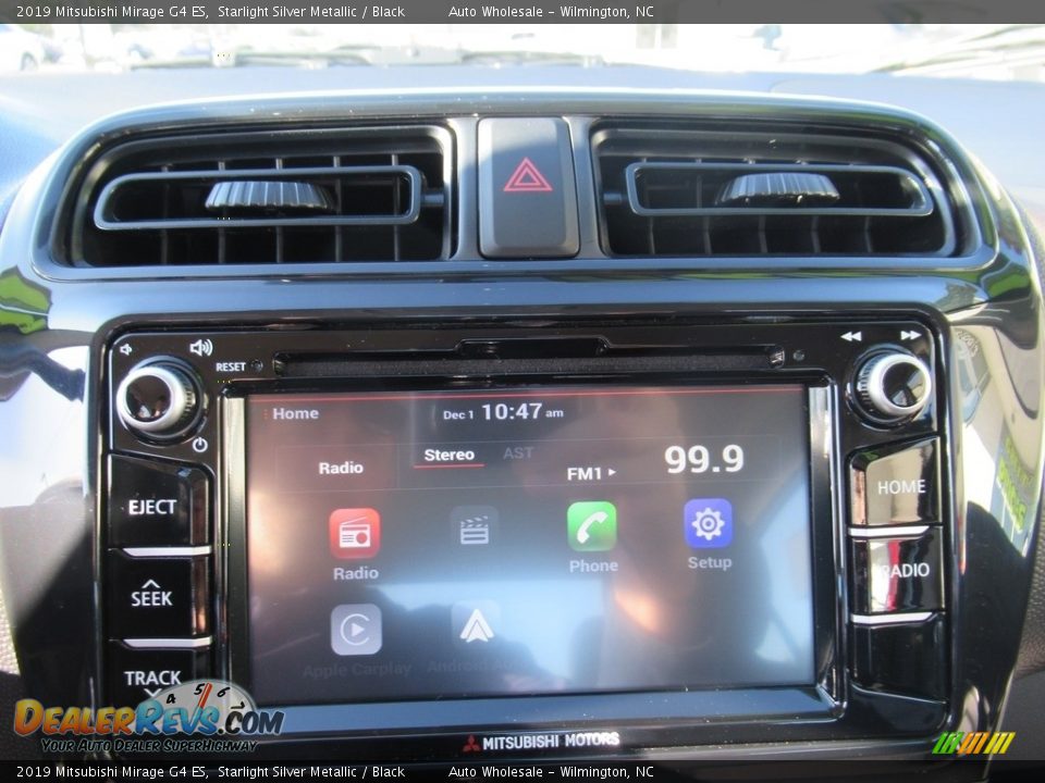 2019 Mitsubishi Mirage G4 ES Starlight Silver Metallic / Black Photo #17