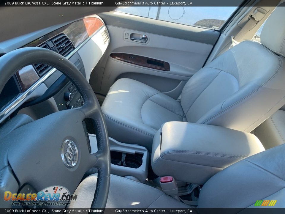 2009 Buick LaCrosse CXL Stone Gray Metallic / Titanium Photo #9