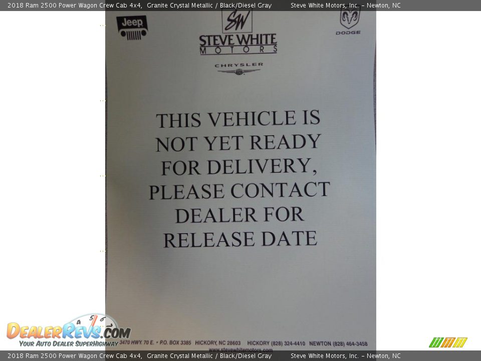 Dealer Info of 2018 Ram 2500 Power Wagon Crew Cab 4x4 Photo #2