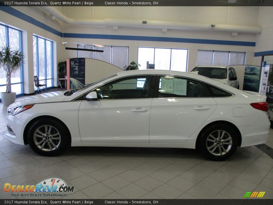 Quartz White Pearl 2017 Hyundai Sonata Eco Photo #11