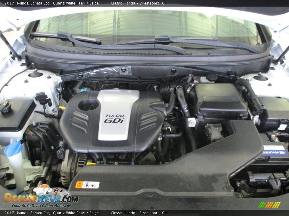 2017 Hyundai Sonata Eco 1.6 Liter Turbocharged DOHC 16-Valve D-CVVT 4 Cylinder Engine Photo #14