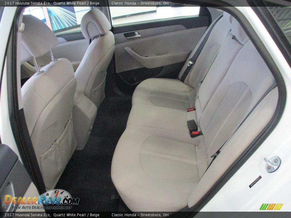 Rear Seat of 2017 Hyundai Sonata Eco Photo #24