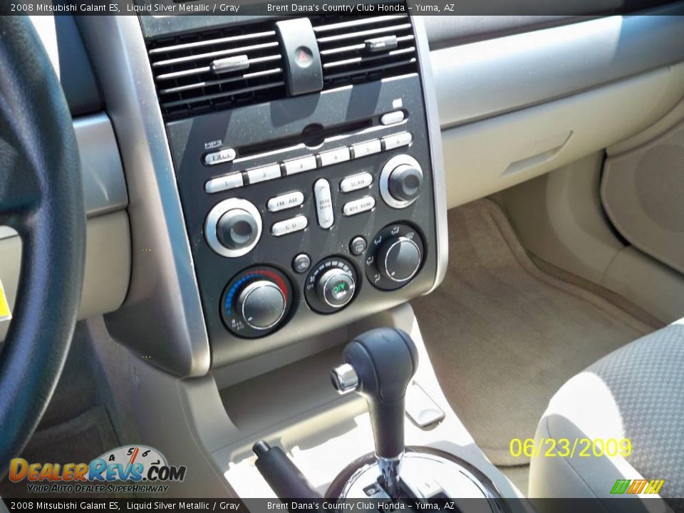 2008 Mitsubishi Galant ES Liquid Silver Metallic / Gray Photo #7