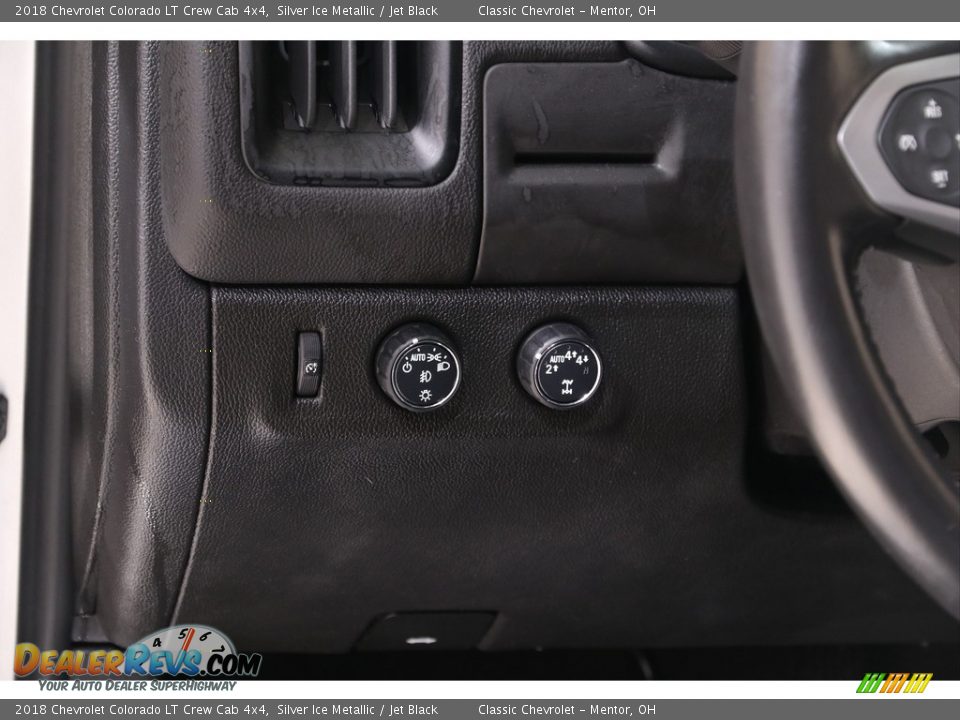 2018 Chevrolet Colorado LT Crew Cab 4x4 Silver Ice Metallic / Jet Black Photo #6