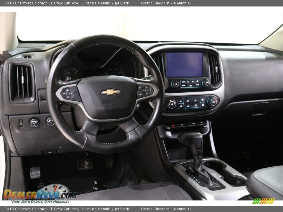 2018 Chevrolet Colorado LT Crew Cab 4x4 Silver Ice Metallic / Jet Black Photo #7