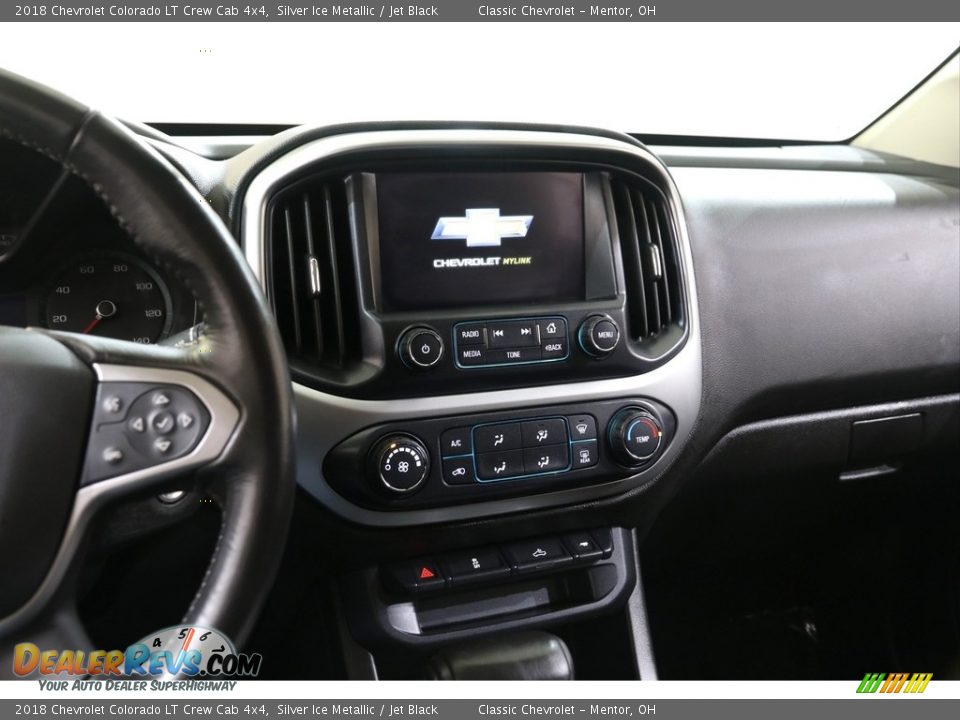2018 Chevrolet Colorado LT Crew Cab 4x4 Silver Ice Metallic / Jet Black Photo #10