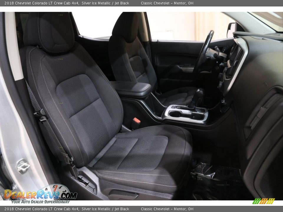 2018 Chevrolet Colorado LT Crew Cab 4x4 Silver Ice Metallic / Jet Black Photo #16