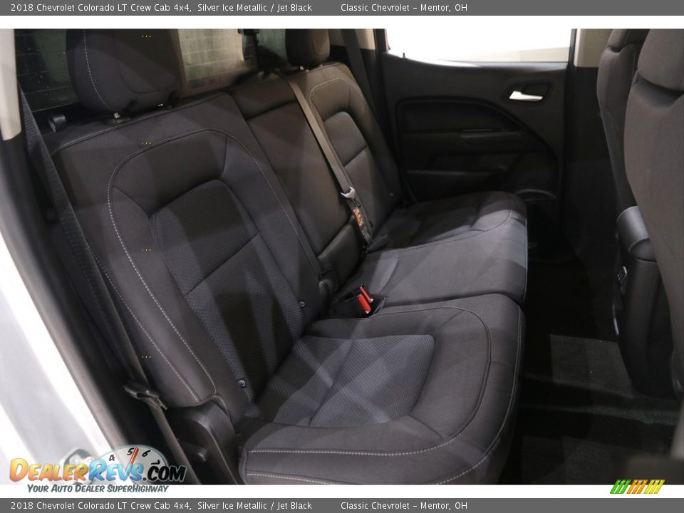 2018 Chevrolet Colorado LT Crew Cab 4x4 Silver Ice Metallic / Jet Black Photo #17