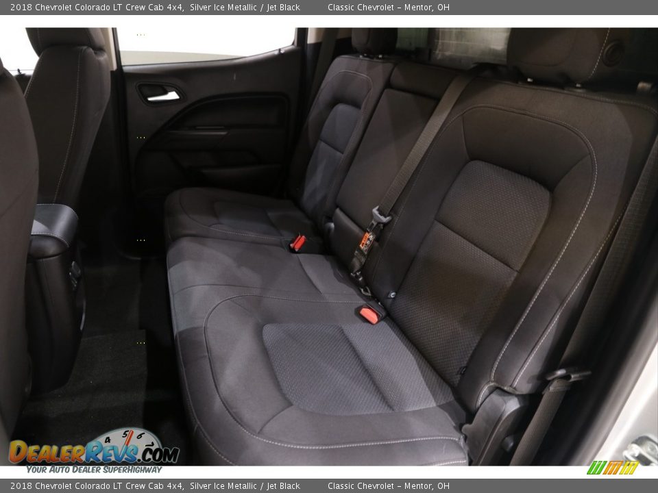 2018 Chevrolet Colorado LT Crew Cab 4x4 Silver Ice Metallic / Jet Black Photo #18