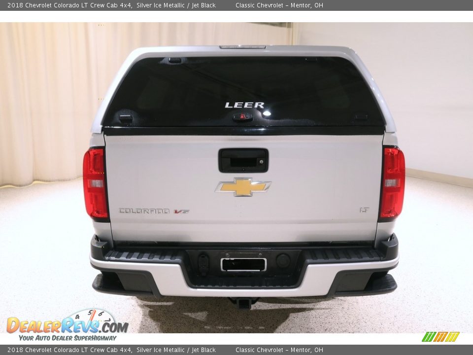 2018 Chevrolet Colorado LT Crew Cab 4x4 Silver Ice Metallic / Jet Black Photo #19