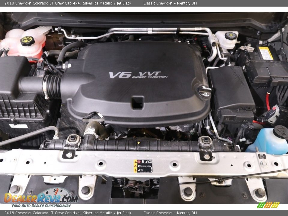 2018 Chevrolet Colorado LT Crew Cab 4x4 Silver Ice Metallic / Jet Black Photo #20