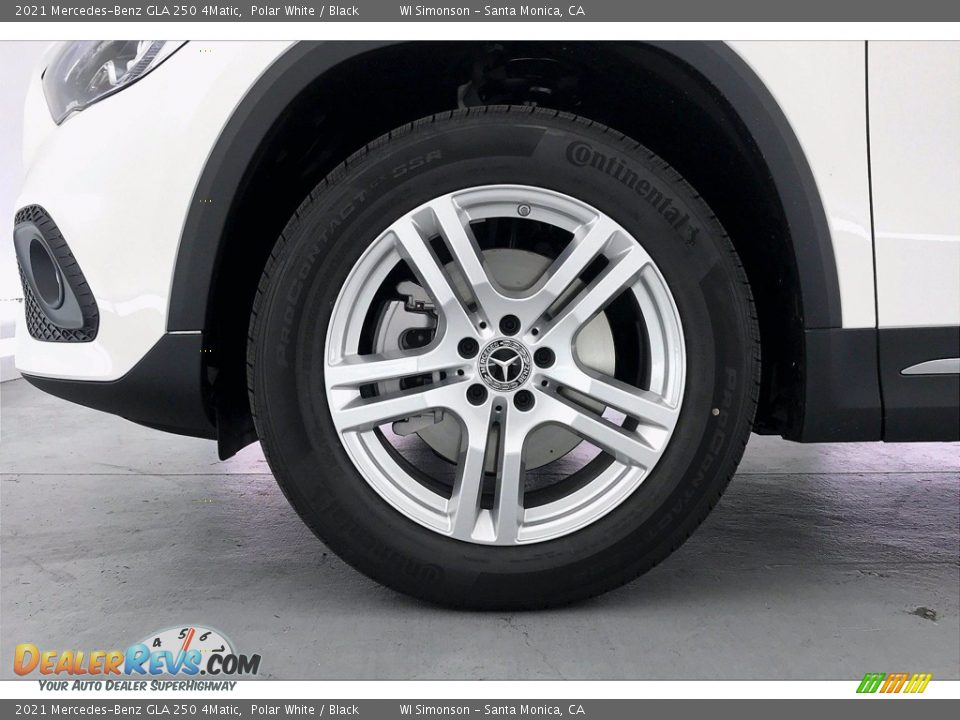 2021 Mercedes-Benz GLA 250 4Matic Polar White / Black Photo #9
