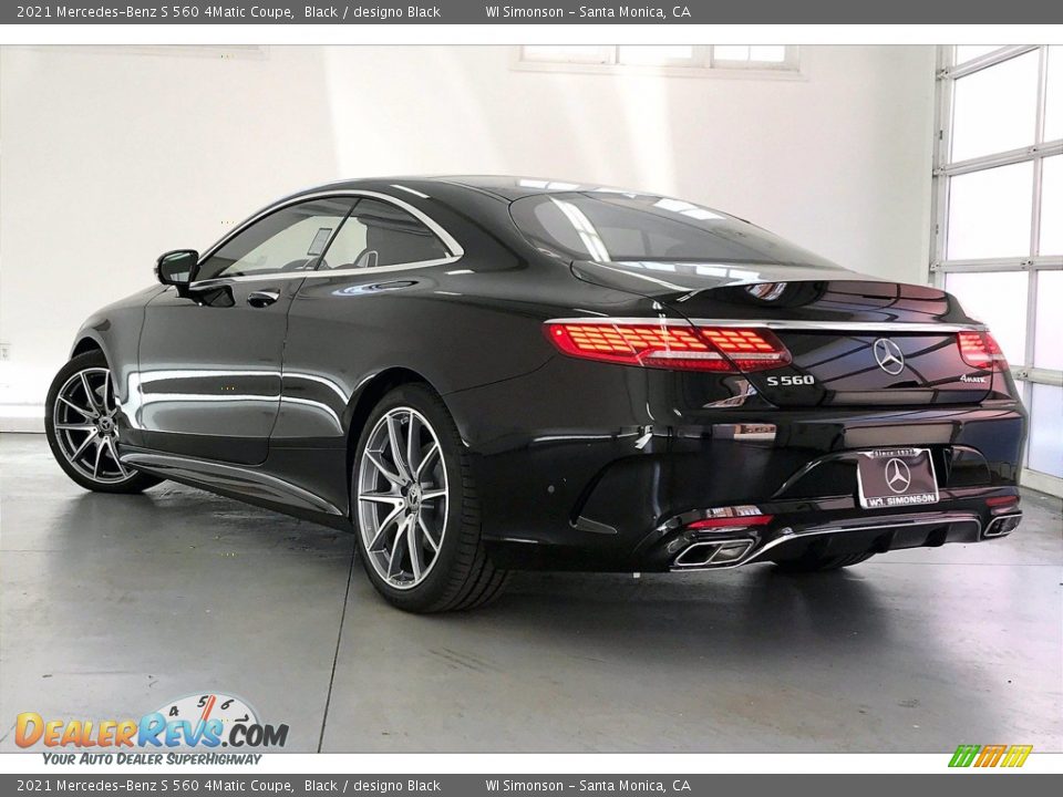 2021 Mercedes-Benz S 560 4Matic Coupe Black / designo Black Photo #2