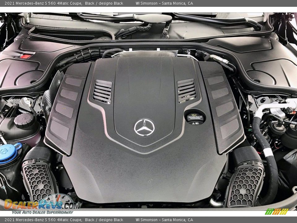 2021 Mercedes-Benz S 560 4Matic Coupe 4.0 Liter DI biturbo DOHC 32-Valve VVT V8 Engine Photo #8