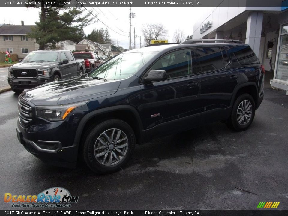 2017 GMC Acadia All Terrain SLE AWD Ebony Twilight Metallic / Jet Black Photo #2