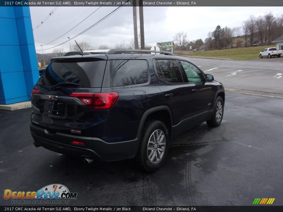 2017 GMC Acadia All Terrain SLE AWD Ebony Twilight Metallic / Jet Black Photo #5