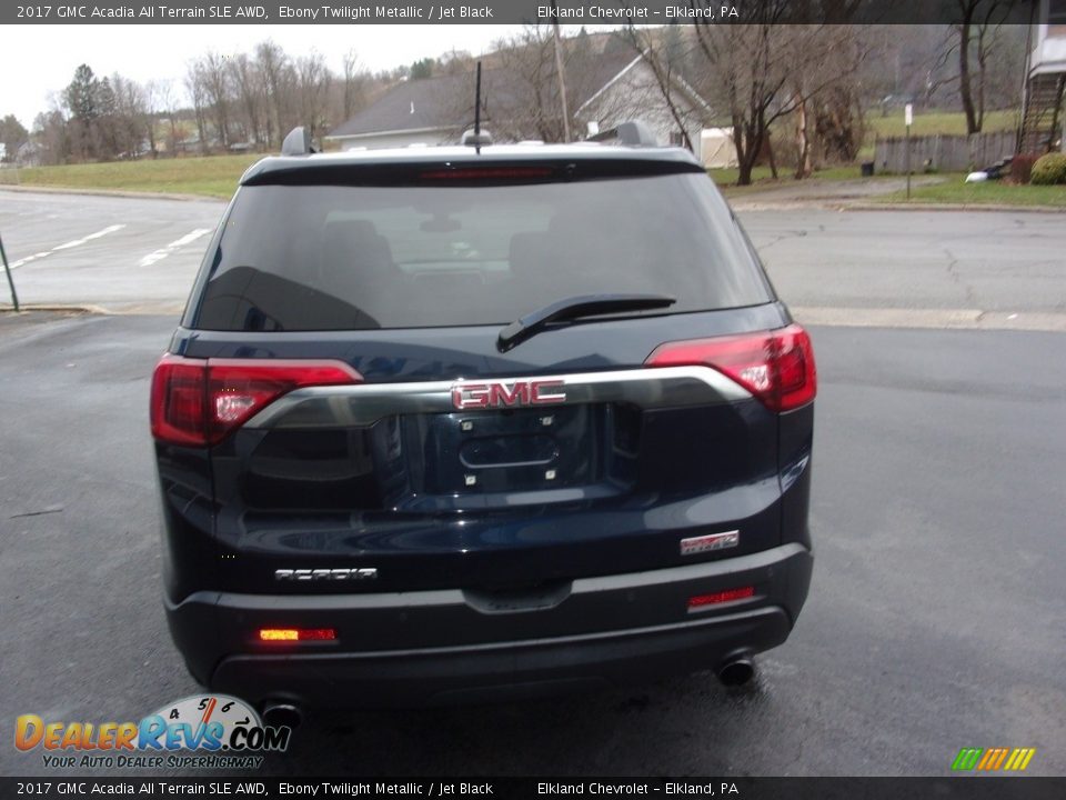 2017 GMC Acadia All Terrain SLE AWD Ebony Twilight Metallic / Jet Black Photo #6