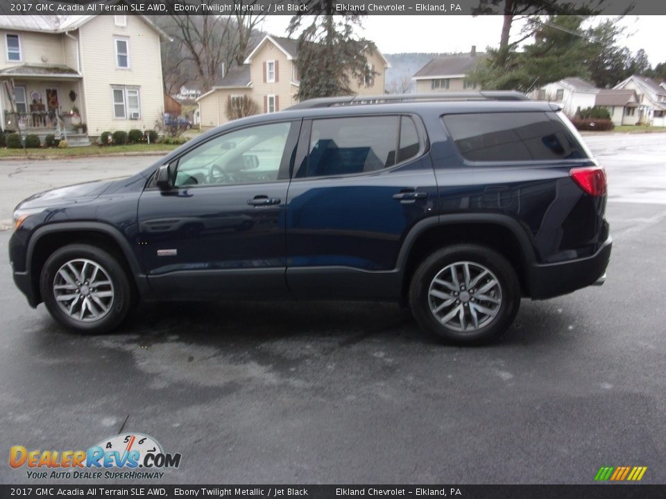 2017 GMC Acadia All Terrain SLE AWD Ebony Twilight Metallic / Jet Black Photo #7