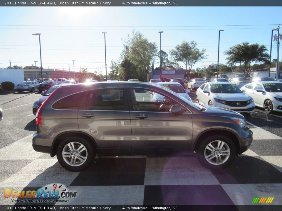 2011 Honda CR-V EX-L 4WD Urban Titanium Metallic / Ivory Photo #3