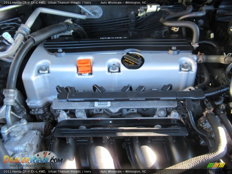 2011 Honda CR-V EX-L 4WD Urban Titanium Metallic / Ivory Photo #6