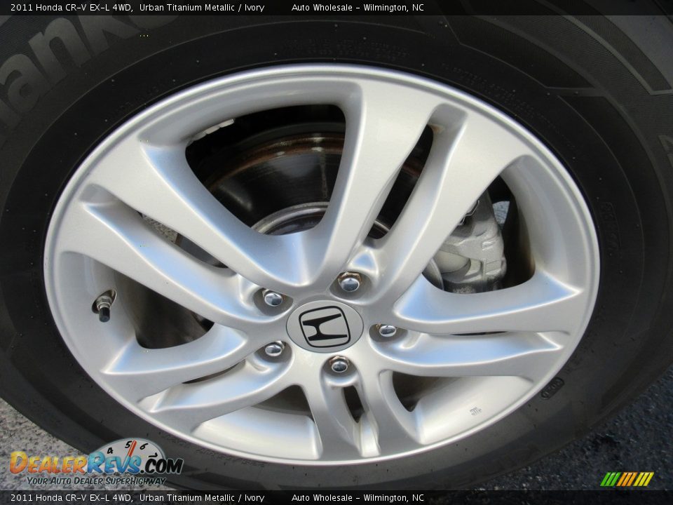 2011 Honda CR-V EX-L 4WD Urban Titanium Metallic / Ivory Photo #7