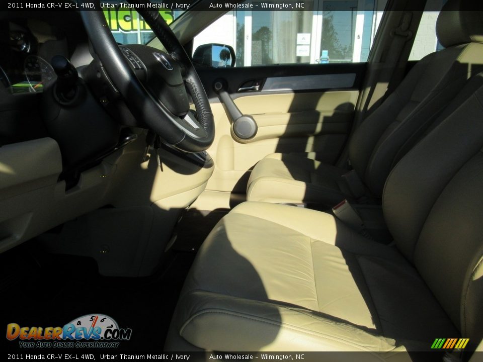 2011 Honda CR-V EX-L 4WD Urban Titanium Metallic / Ivory Photo #10