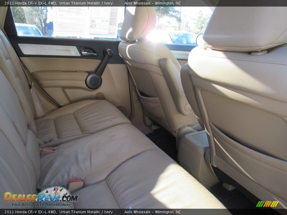 2011 Honda CR-V EX-L 4WD Urban Titanium Metallic / Ivory Photo #13
