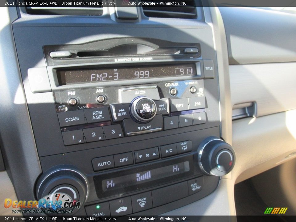 2011 Honda CR-V EX-L 4WD Urban Titanium Metallic / Ivory Photo #17