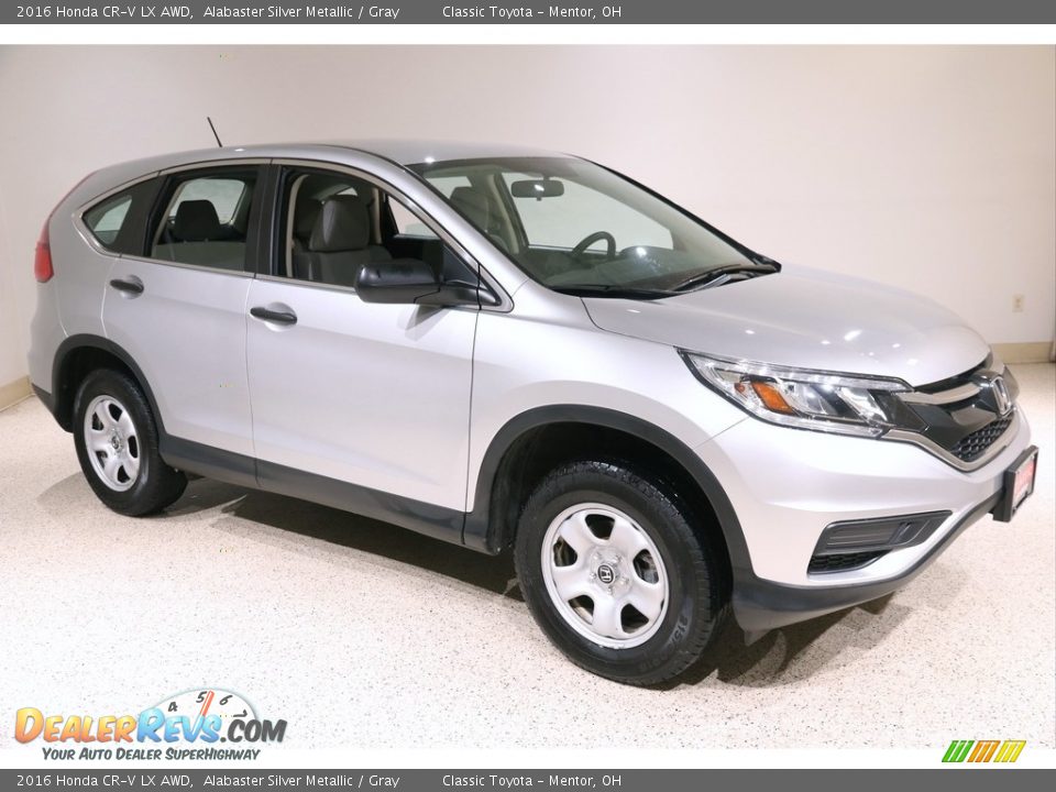 2016 Honda CR-V LX AWD Alabaster Silver Metallic / Gray Photo #1