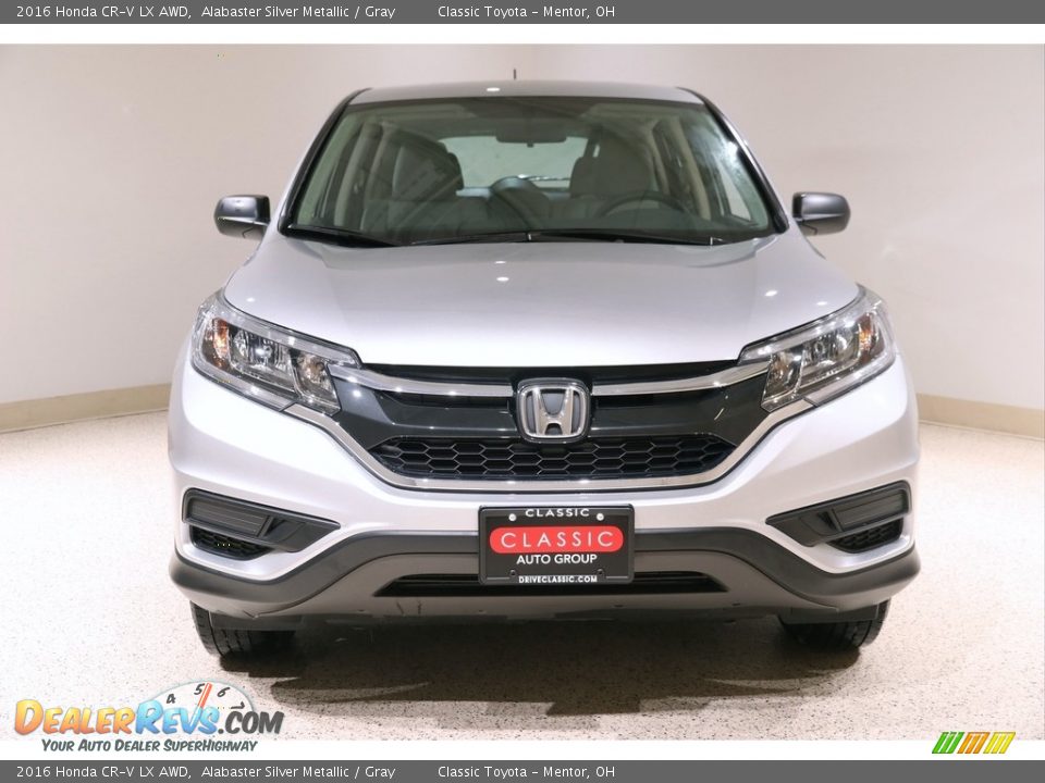 2016 Honda CR-V LX AWD Alabaster Silver Metallic / Gray Photo #2