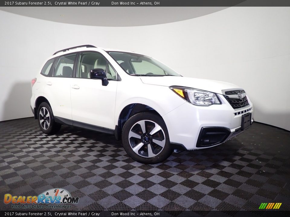2017 Subaru Forester 2.5i Crystal White Pearl / Gray Photo #2