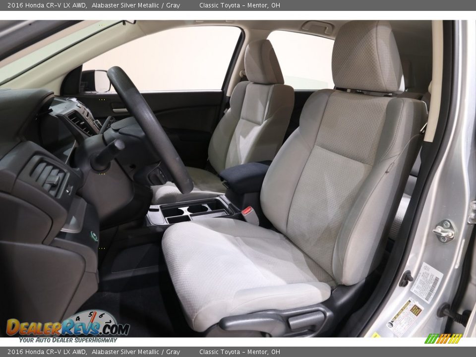 2016 Honda CR-V LX AWD Alabaster Silver Metallic / Gray Photo #5