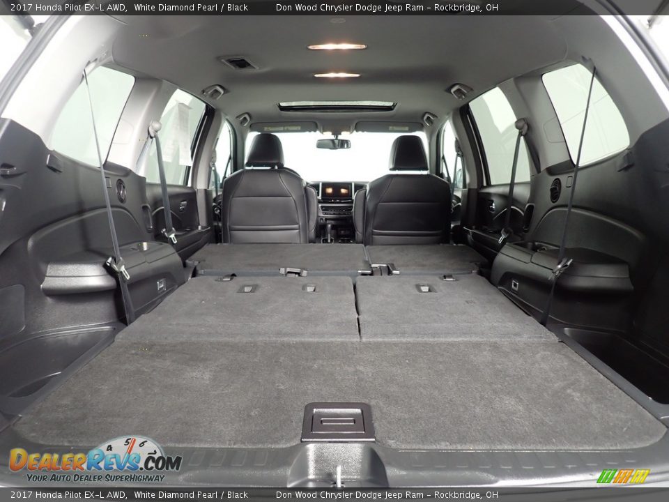 2017 Honda Pilot EX-L AWD White Diamond Pearl / Black Photo #17