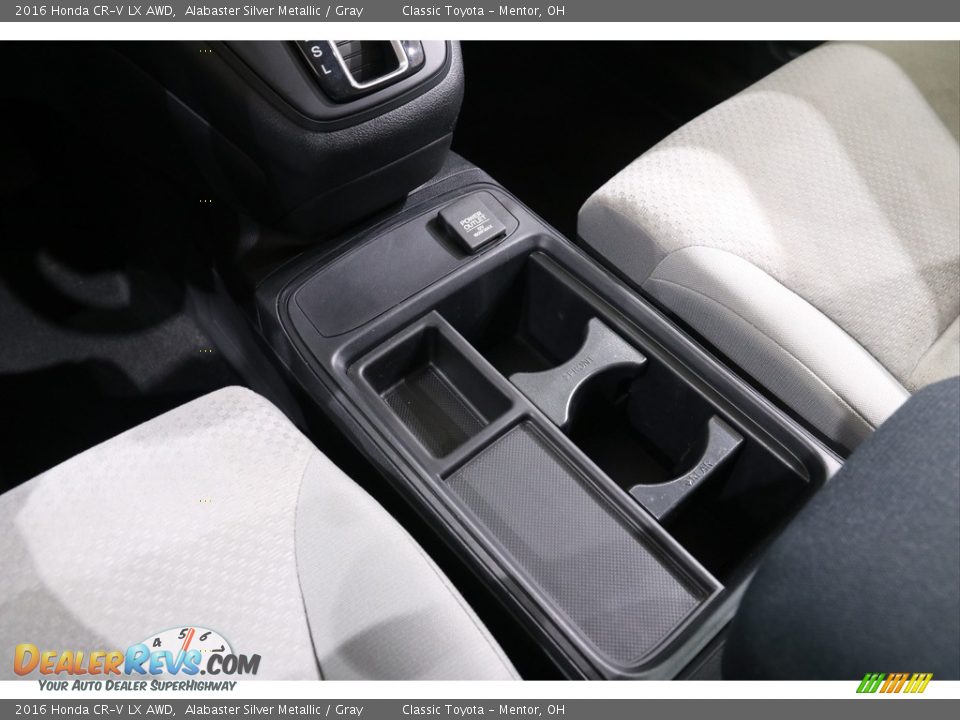 2016 Honda CR-V LX AWD Alabaster Silver Metallic / Gray Photo #13