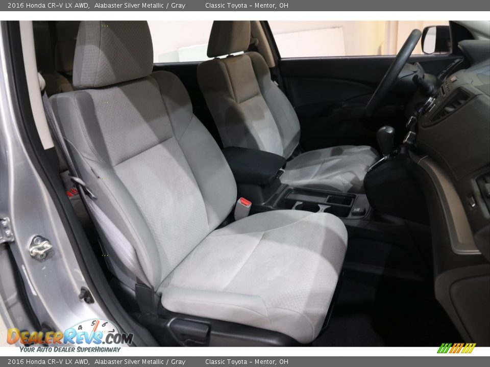 2016 Honda CR-V LX AWD Alabaster Silver Metallic / Gray Photo #14