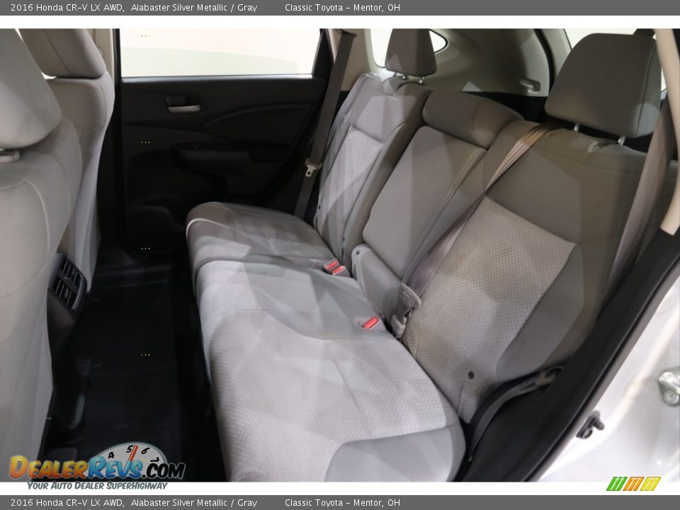 2016 Honda CR-V LX AWD Alabaster Silver Metallic / Gray Photo #16