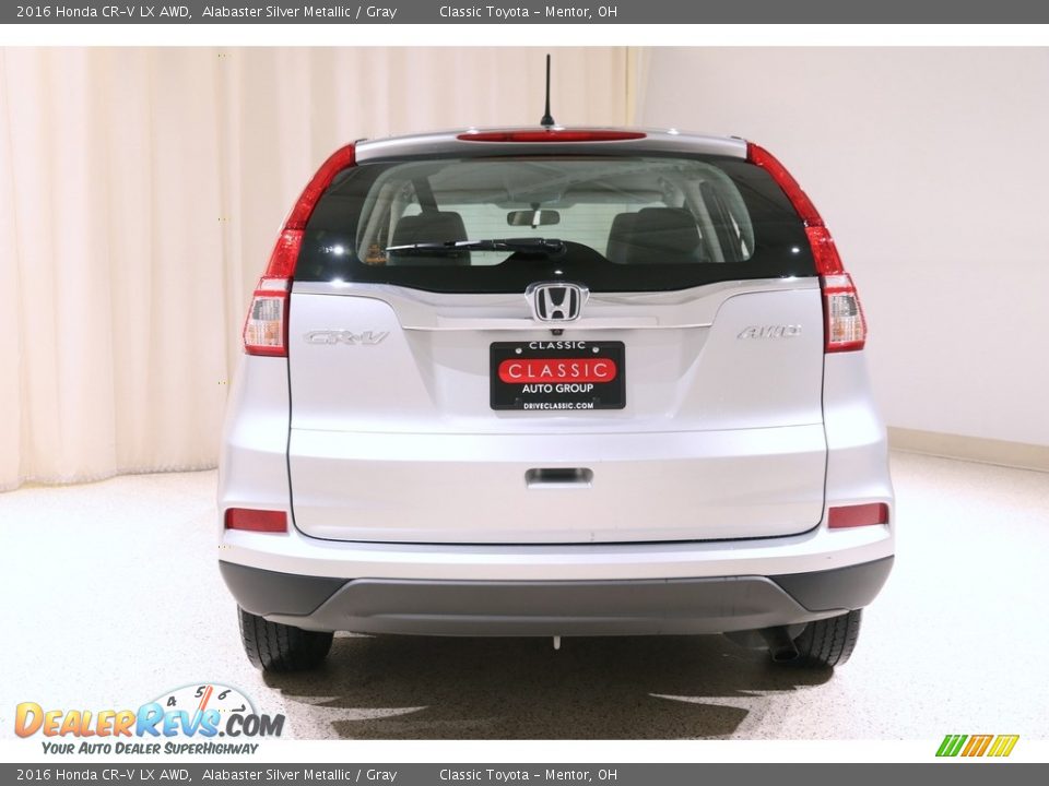 2016 Honda CR-V LX AWD Alabaster Silver Metallic / Gray Photo #17