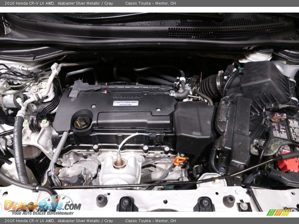 2016 Honda CR-V LX AWD Alabaster Silver Metallic / Gray Photo #18