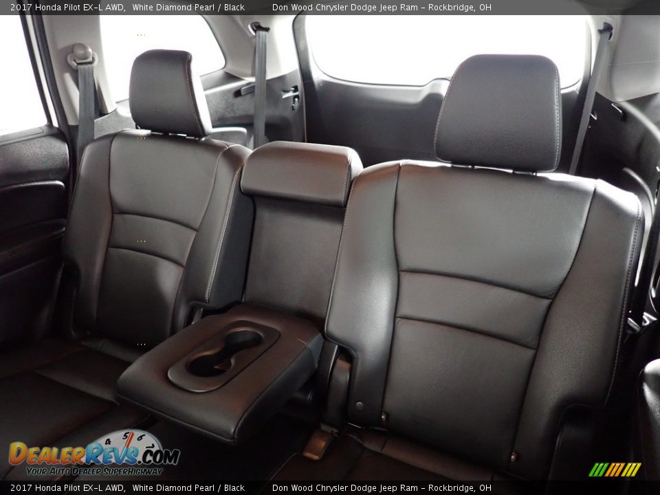 2017 Honda Pilot EX-L AWD White Diamond Pearl / Black Photo #27