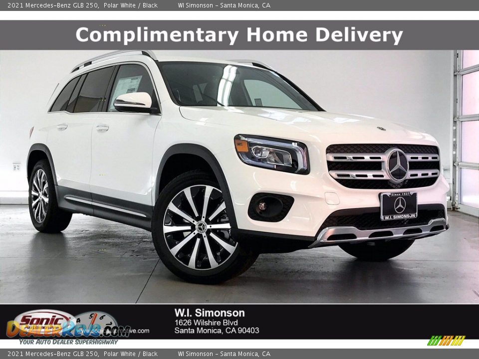 2021 Mercedes-Benz GLB 250 Polar White / Black Photo #1