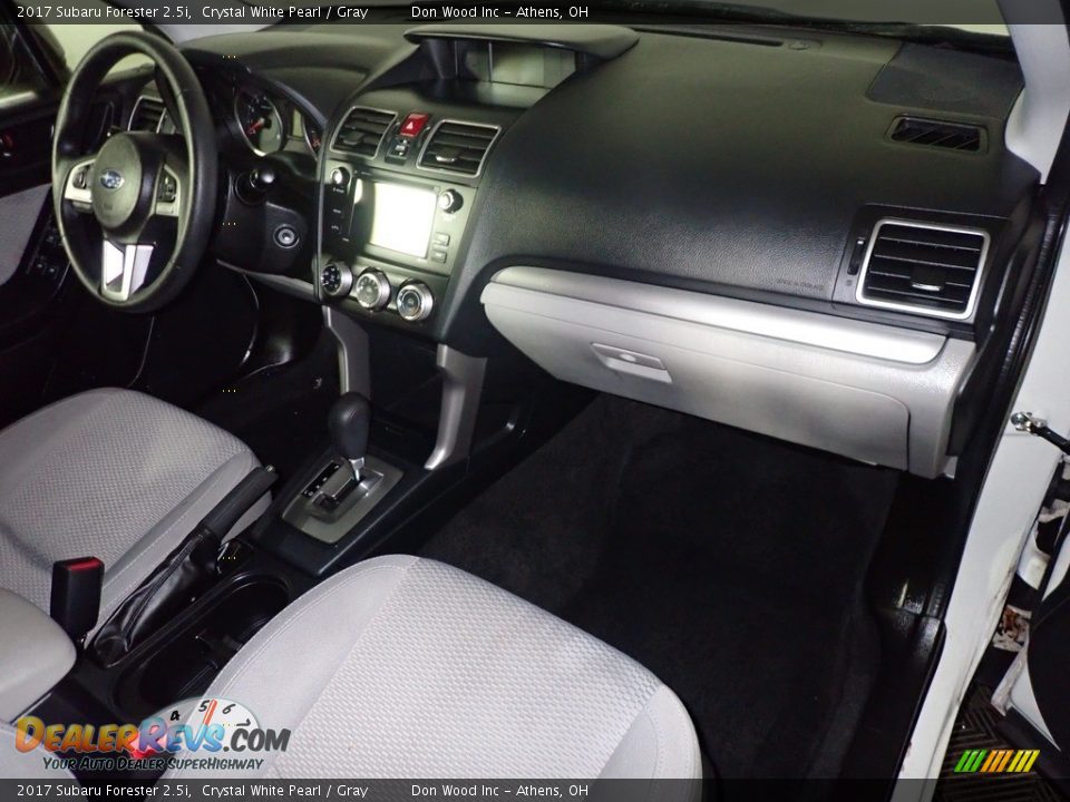 2017 Subaru Forester 2.5i Crystal White Pearl / Gray Photo #28