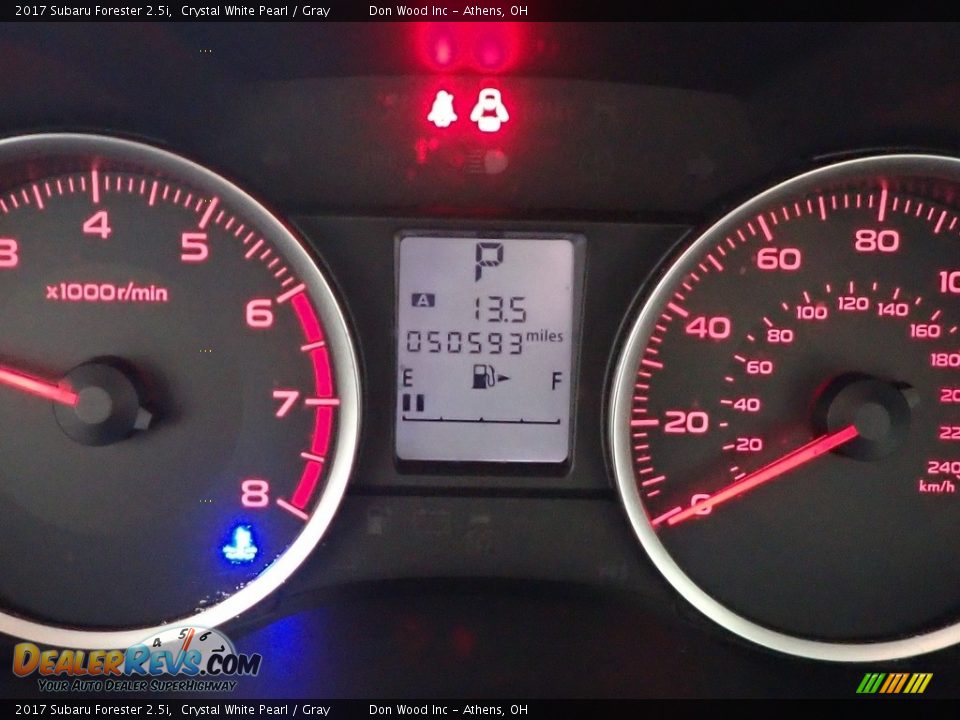 2017 Subaru Forester 2.5i Crystal White Pearl / Gray Photo #29