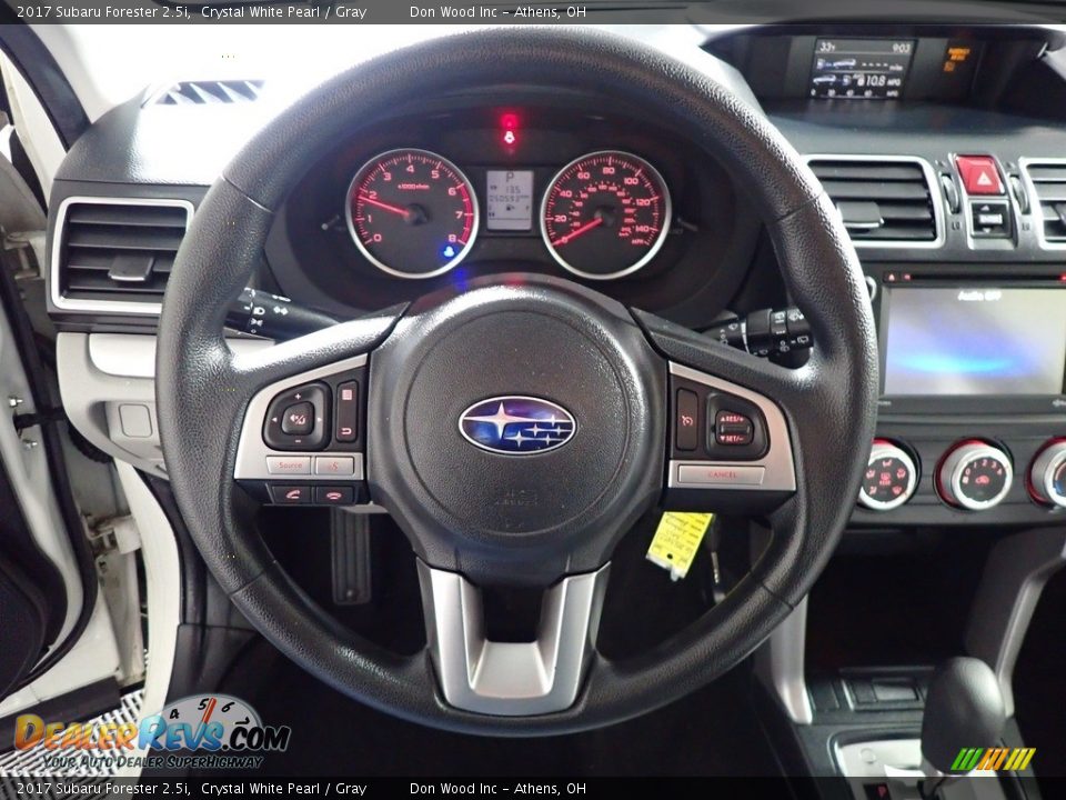 2017 Subaru Forester 2.5i Crystal White Pearl / Gray Photo #30