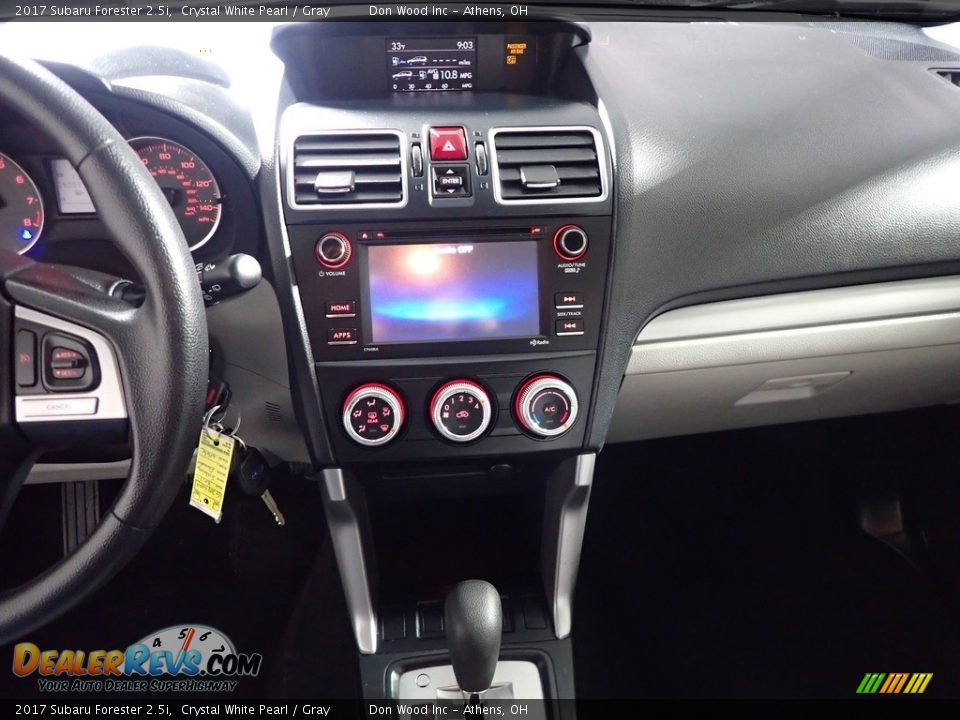 2017 Subaru Forester 2.5i Crystal White Pearl / Gray Photo #31