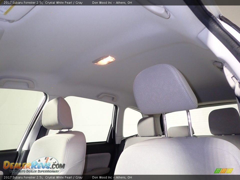 2017 Subaru Forester 2.5i Crystal White Pearl / Gray Photo #32