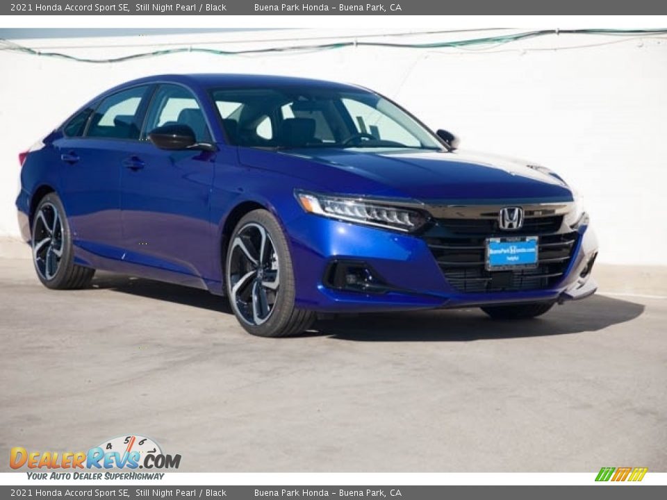 Front 3/4 View of 2021 Honda Accord Sport SE Photo #1