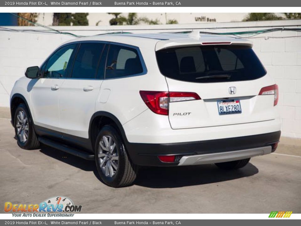 2019 Honda Pilot EX-L White Diamond Pearl / Black Photo #2