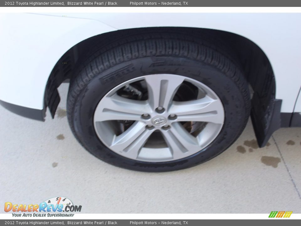 2012 Toyota Highlander Limited Blizzard White Pearl / Black Photo #5