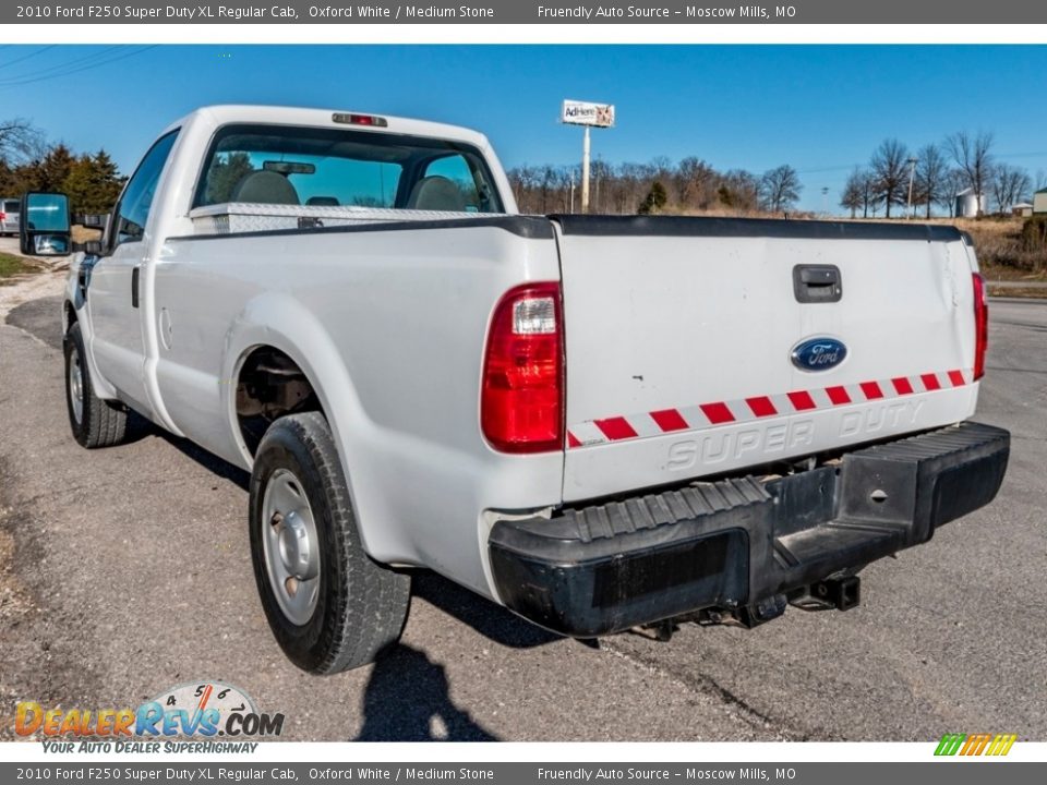 2010 Ford F250 Super Duty XL Regular Cab Oxford White / Medium Stone Photo #6