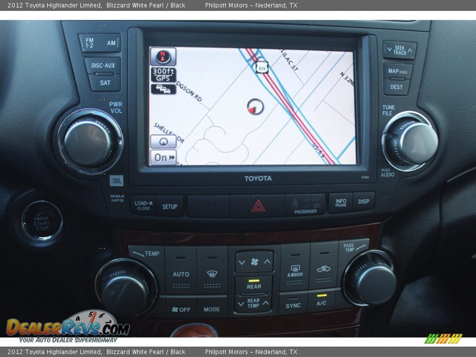 2012 Toyota Highlander Limited Blizzard White Pearl / Black Photo #16